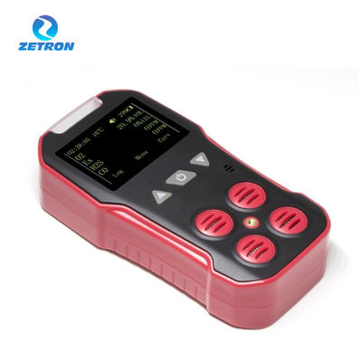 CD4 Zetron Diffusion Type Portable Multi Gas Detector CH4 H2S CO O2 For Mining Use