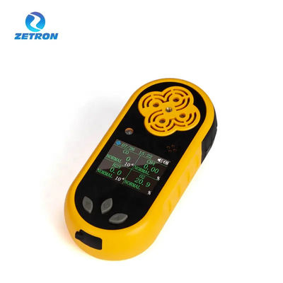 Portable Zetron K-400 Multi Gas Leak Detector Colorful LCD Indications IP65