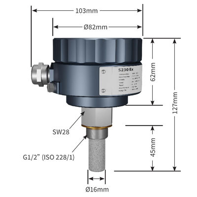 SUTO S230 Compressed Air Dew Point Transmitter Ex