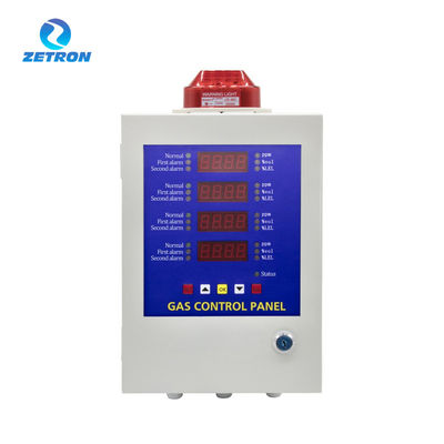 Zetron BH-50 Four Channel Gas Control Panel For Fixed Type Gas Leakage Monitor