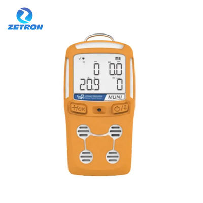 Robust Zetron Portable Multi Gas Detector MUNI MP420 For CO / H2S / O2 / LEL