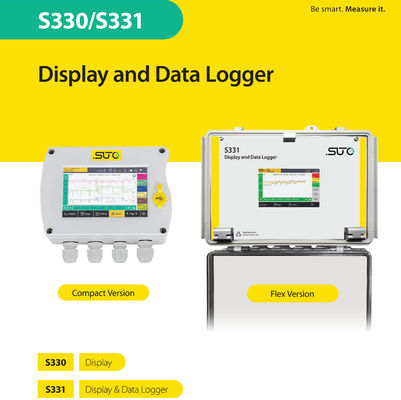 SUTO S331 Flex Version Data Logger And Display With Enhanced Sensor Power Supply And Larger Internal Wiring Space