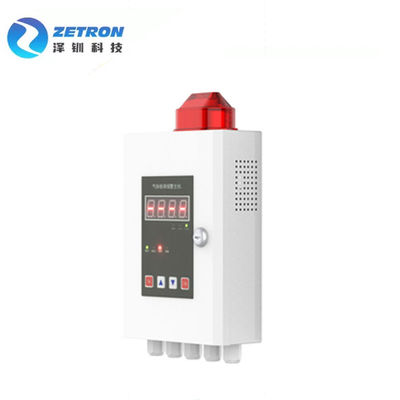 Wall Mounted Fixed Gas Detection System 1000m Control Transmission Distance 4 Channel