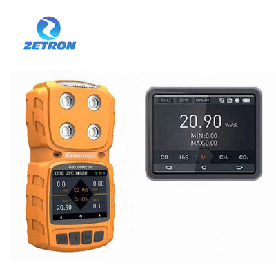Industrial Cl2 So2 H2s Toxic Portable Multi Gas Detector Datalog Function Ms104k